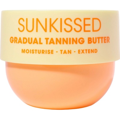 Sunkissed samoopalovací tělové máslo s bambuckým máslem a vitamínem E, Gradual Tanning Butter, 200ml