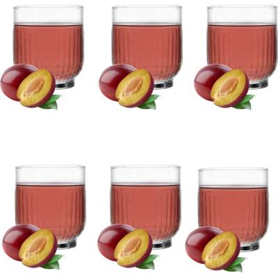 LAV Sklenený pohár na vodu 6ks 9x7,8 cm 330 ml