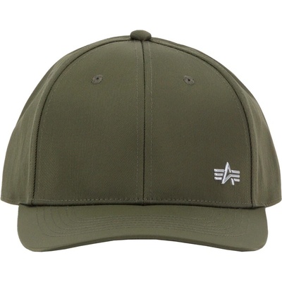 Alpha Industries Metal Label Cap tmavě zelená