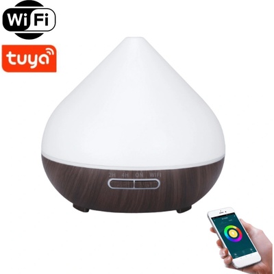 BOT Smart aroma difuzér B12 bílá / tmavě hnědé dřevo 400 ml