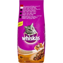 Whiskas granule s hovädzím mäsom 14 kg