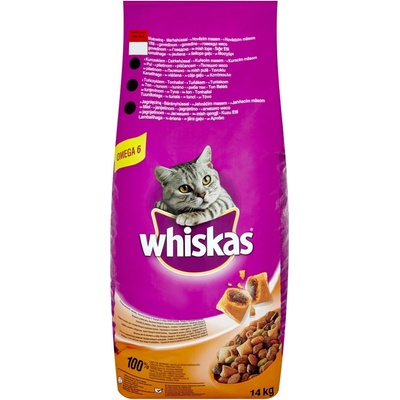 Whiskas granule s hovädzím mäsom 14 kg