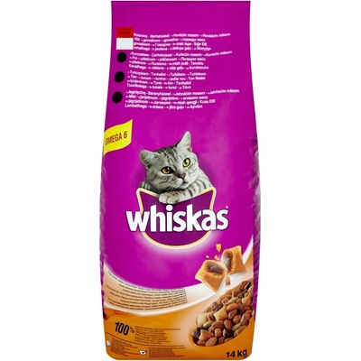 Whiskas granule s hovädzím mäsom 14 kg