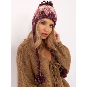 Factory Price Дамска шапка модел CHA9213.91 Factory Price цвят бордо