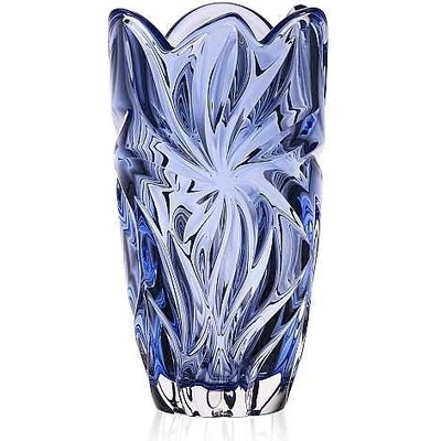 Aurum Crystal Váza FLORA blue 280 mm