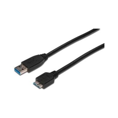 Digitus AK-300117-005-S USB 3.0, USB A - Micro USB B, M / M, 0,5m, černý