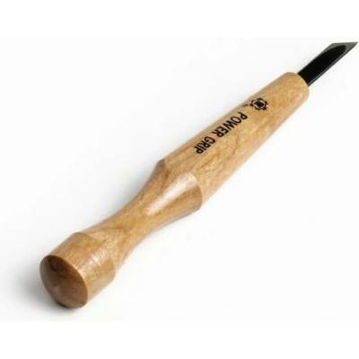 MIKISYO Japonské řezbářské mini-dláto MIKISYO Power Grip se šikmou čepelí - 6 mm