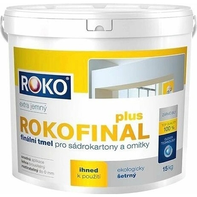 Rokofinal Plus, finálny tmel pre sadrokartóny a omietky 5kg, 5 kg