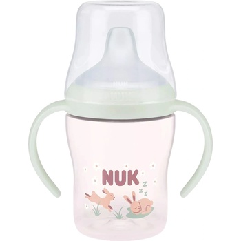 Nuk Шише NUK Perfect Match - С накрайник за сок, TC, РР, 150 ml, Glow in the Dark, Зайче (10215387)