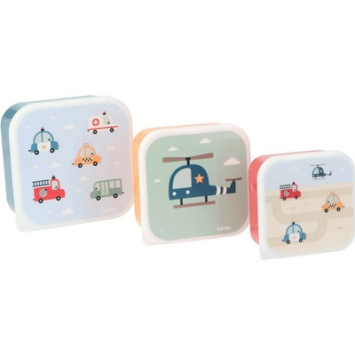 Tutete Desiatové boxy 3 ks City Cars