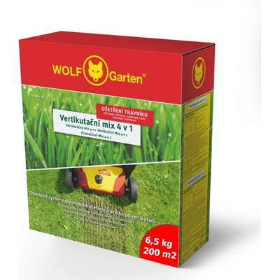 Travní osivo na dosev, vertikutační MIX 4 v 1 WOLF-Garten 6,4kg