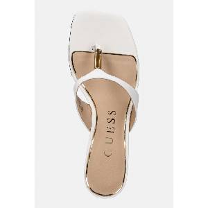 Guess джапанки дамски кожени YAIZA (FLJYZA.LEA03.WHITE)
