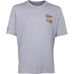 ION Фланелка с къс ръкав за колоездене ION IOB-Bike Jersey Ionic S/S Merino Cycling jersey - Frosted / Grey - размер 54 (EU) (056-4482-0214)