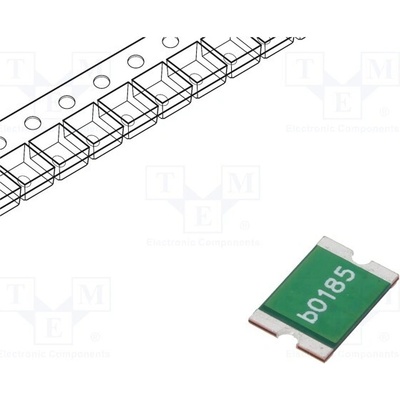 BEL FUSE 0ZCF0185FF2C Pojistka: polymerová PTC; 1,85A; Imax: 100A; SMD; 0ZCF; 2920