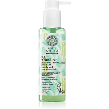 Natura Siberica Polar White Birch почистващ пилинг гел за мазна и проблемна кожа 145ml