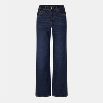 7 For All Mankind Дънки 7 For All Mankind Women's Stovepipe Straight Leg Jeans - Dark Blue