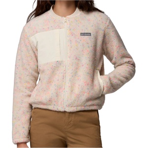 Columbia Дамско поларено яке Columbia Women's Stellar Path Fleece Bomber Full Zip Fleece jacket - Chalk - размер XL (105-6169-0615)