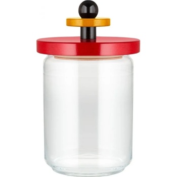 Alessi Кухненски буркан за съхранение 100 COLLECTION, 1л, червен, стъкло, Alessi (ALES16100)