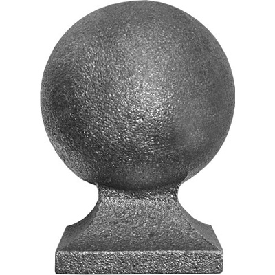 Guľa ozdobná, H = 80 mm, podstavec 49 x 49 mm, dutá