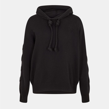 OFF WHITE Суичър OFF WHITE Men's - Graphic Knitted Hoodie - Black