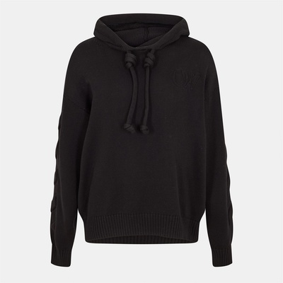 OFF WHITE Суичър OFF WHITE Men's - Graphic Knitted Hoodie - Black