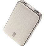 Cellularline Външна батерия Cellularline Glam Power Bank 10000 mAh, Power Delivery, Цвят Бежов (PBGLAM10000PDW)
