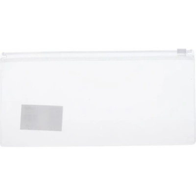Složka se zipem 23x11 cm - Transparentní /W034081/