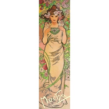 Záložka Alfons Mucha – Ruža