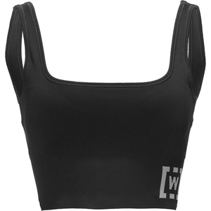 Wolford Shaping Athleisure Crop Top Bra - Black