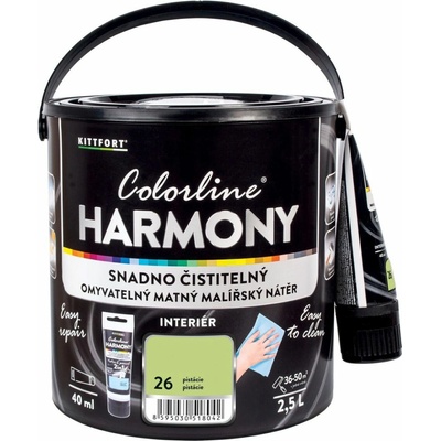 KITTFORT Colorline HARMONY 2,5 l pistácie matná