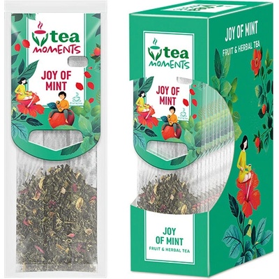 Tea Moments Joy of Mint ovocný a byliný čaj 15 sáčků 33 g