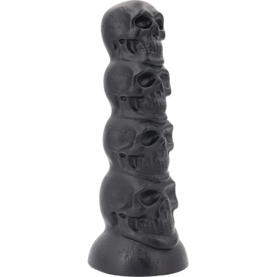 Toppedmonster dildo s lebkou 22 cm čierne