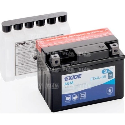 Exide YTX4L-BS, ETX4L-BS | Zboží Auto