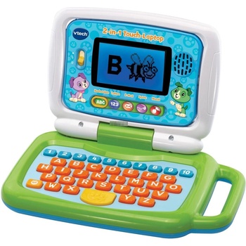 VTech VTech 2в1 тъчскрийн детски образователен лаптоп, зелен/син (80-600904)