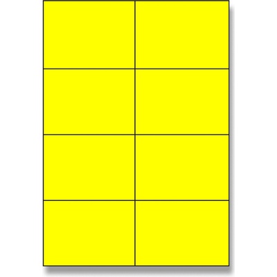 Rayfilm R0121.0931A 105,0 x 74,2 mm 800 etiket žluté