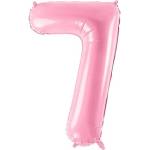 Party Deco Фолиев Балон Цифра, Розово, 86cm - 7 (FB1P-7-081)