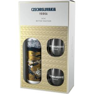 Tatratea Czechoslovakia с две чаши - водка 700ml