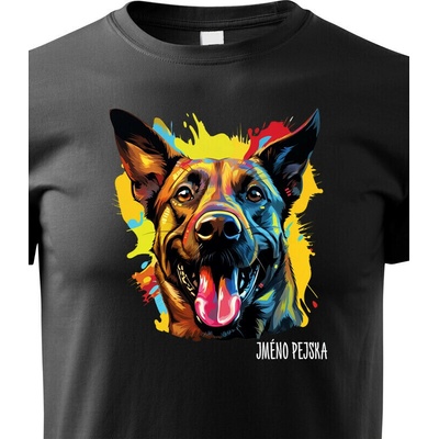 Dětské tričko Belgický ovčák Černá Canvas Dětské tričko 2426