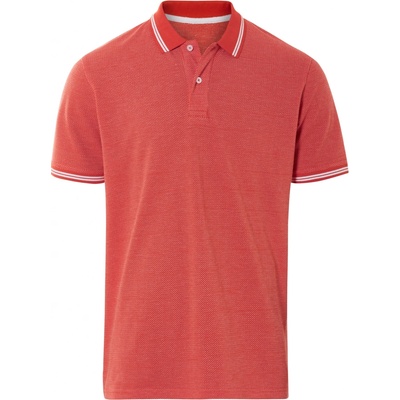 Livergy pánské polotriko "Regular Fit" s kontrastními pruhy oranžová