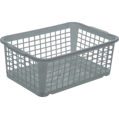 Keeeper Plastový košík 20 x 30 x 11 cm šedý