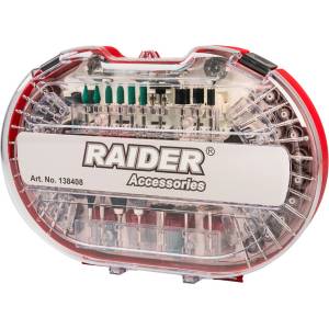 Raider Аксесоари за шлифовалка 276бр. к-т в куфар (138408) (138408)