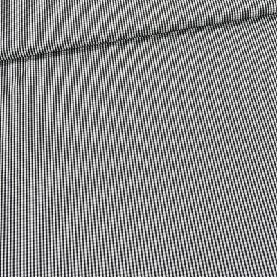 Košilovina bavlněná / batist, drobná černo-bílá kostička, š.150cm (látka v metráži)