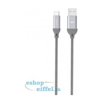 Siliconpow SP1M0ASYLK30AC1G USB TypeC - USB, Boost Link LK30AC Nylon, 1m, šedý