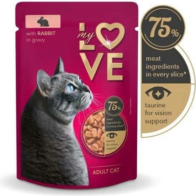 MyLove Cat with Rabbit in gravy 85 g