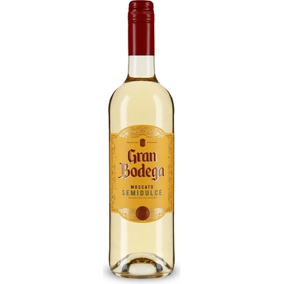 Gran Bodega Moscato semidulce 2025 Bílé víno sladké 10,5% 0,75 l (holá láhev)