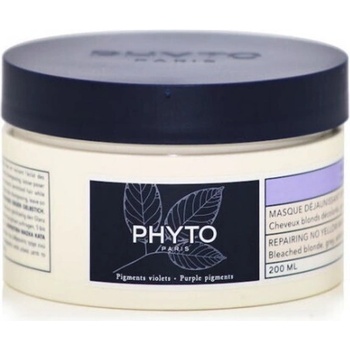 PHYTO Коригираща маска против пожълтяване, Phyto Purple Hair Mask for Color Protection 200ml