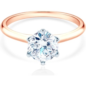 SAVICKI Годежен пръстен The Journey: двуцветно злато, диамант