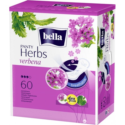 Bella Panty Herbs intímky verbena Deo Fresh 60 ks