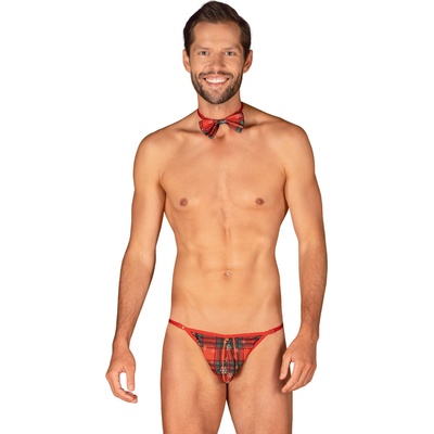 Obsessive Прашки Stringi-Mr-Merrilo-CzerwonyV-61060-Czerwony - Черен, размер O/S