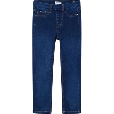Mayoral dívčí skinny jeans tm. modrá